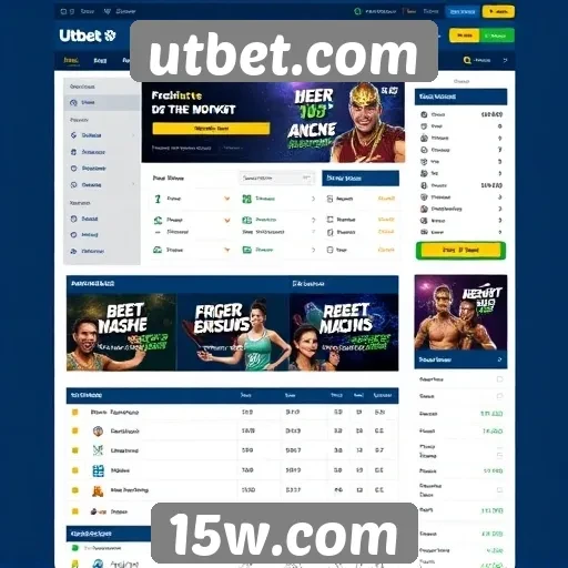 review da interface do usuário do utbet.com